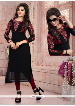 Surpassing Embroidered Work Party Wear Kurti