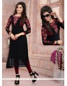 Surpassing Embroidered Work Party Wear Kurti