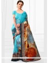 Eye-catchy Multi Colour Printed Saree