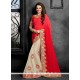 Classy Faux Chiffon Red Designer Traditional Sarees
