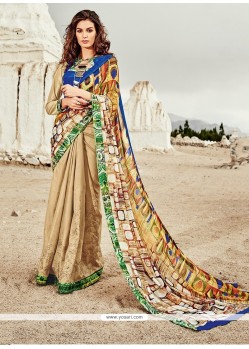 Trendy Multi Colour Printed Saree
