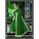 Attractive Net Green Designer Traditional Sarees