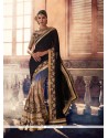Magnetic Georgette Embroidered Work Classic Saree