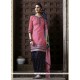 Entrancing Pink Punjabi Suit