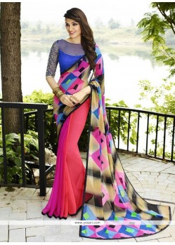 Best Multi Colour Designer Saree