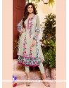 Shilpa Shetty Off White Churidar Designer Suit