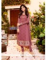 Shilpa Shetty Georgette Print Work Churidar Designer Suit