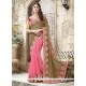 Astounding Pink Designer Traditional Sarees