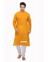 Yellow Ready Made Pakistani Kurta Pajama For Eid