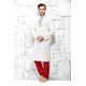 Off White Designer Art Silk Kurta Pajama For Party Wear