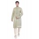 Green Indian Fashion Kurta Pajama In Cotton