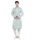 Light Green Ethnic Wear Kurta Pajama In Cotton