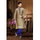 Brown Ghicha Silk Gents Kurta Pajama For Festivals