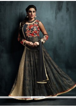 Black Net Anarkali Salwar Kameez