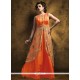 Graceful Net Embroidered Work Long Choli Lehenga