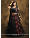 Magnificent Net Embroidered Work Long Choli Lehenga