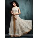 Hypnotizing Off White Long Choli Lehenga