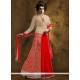 Girlish Art Silk Patch Border Work Long Choli Lehenga