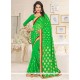 Sophisticated Georgette Green Designer Saree