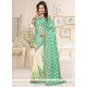 Exquisite Georgette Lace Work Designer Saree