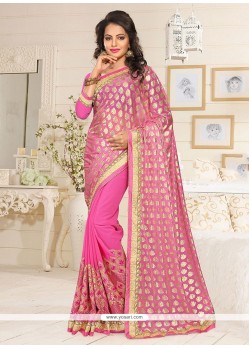 Elite Embroidered Work Designer Saree