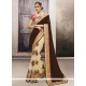 Piquant Georgette Half N Half Designer Saree