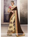 Piquant Georgette Half N Half Designer Saree