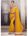 Absorbing Zari Work Designer Saree