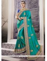 Scintillating Silk Green Traditional Saree