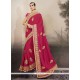 Groovy Embroidered Work Silk Traditional Saree