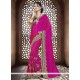 Modish Satin Magenta Designer Traditional Sarees