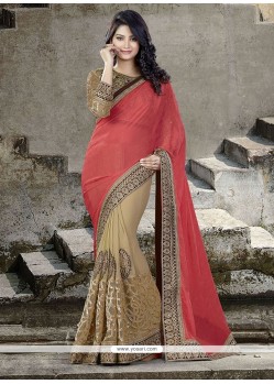 Amazing Viscose Embroidered Work Traditional Saree