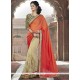 Gratifying Net Beige Classic Saree