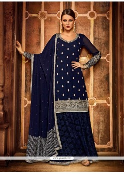 Excellent Georgette Designer Palazzo Salwar Kameez