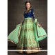 Lively Sea Green Anarkali Salwar Kameez