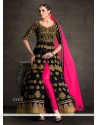 Exquisite Banglori Silk Black Designer Salwar Suit