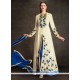 Elegant Embroidered Work Faux Georgette Designer Salwar Suit