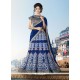 Intrinsic Blue Designer Lehenga Choli