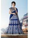 Intrinsic Blue Designer Lehenga Choli