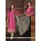 Voguish Chanderi Cotton Churidar Designer Suit