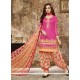 Mod Cotton Embroidered Work Punjabi Suit