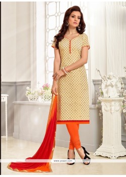 Affectionate Chanderi Churidar Suit