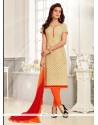 Affectionate Chanderi Churidar Suit