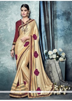 Enthralling Lycra Designer Saree