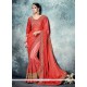 Glamorous Faux Chiffon Pink Designer Saree