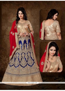 Best Net Embroidered Work A Line Lehenga Choli