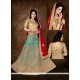 Stylish Embroidered Work A Line Lehenga Choli