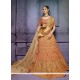 Irresistible Art Silk Beige A Line Lehenga Choli