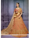 Irresistible Art Silk Beige A Line Lehenga Choli