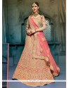 Girlish Art Silk Pink A Line Lehenga Choli